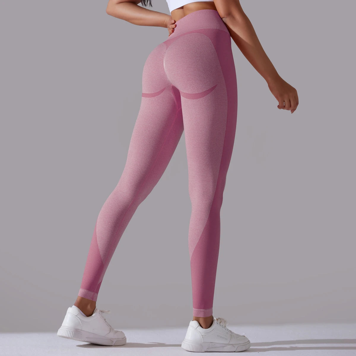 New Nylon Yoga Leggings Women's Pants Gym Sport Fitness Outfit Women High Waist Elastic Tight Breathable Trainning Joggings Pant