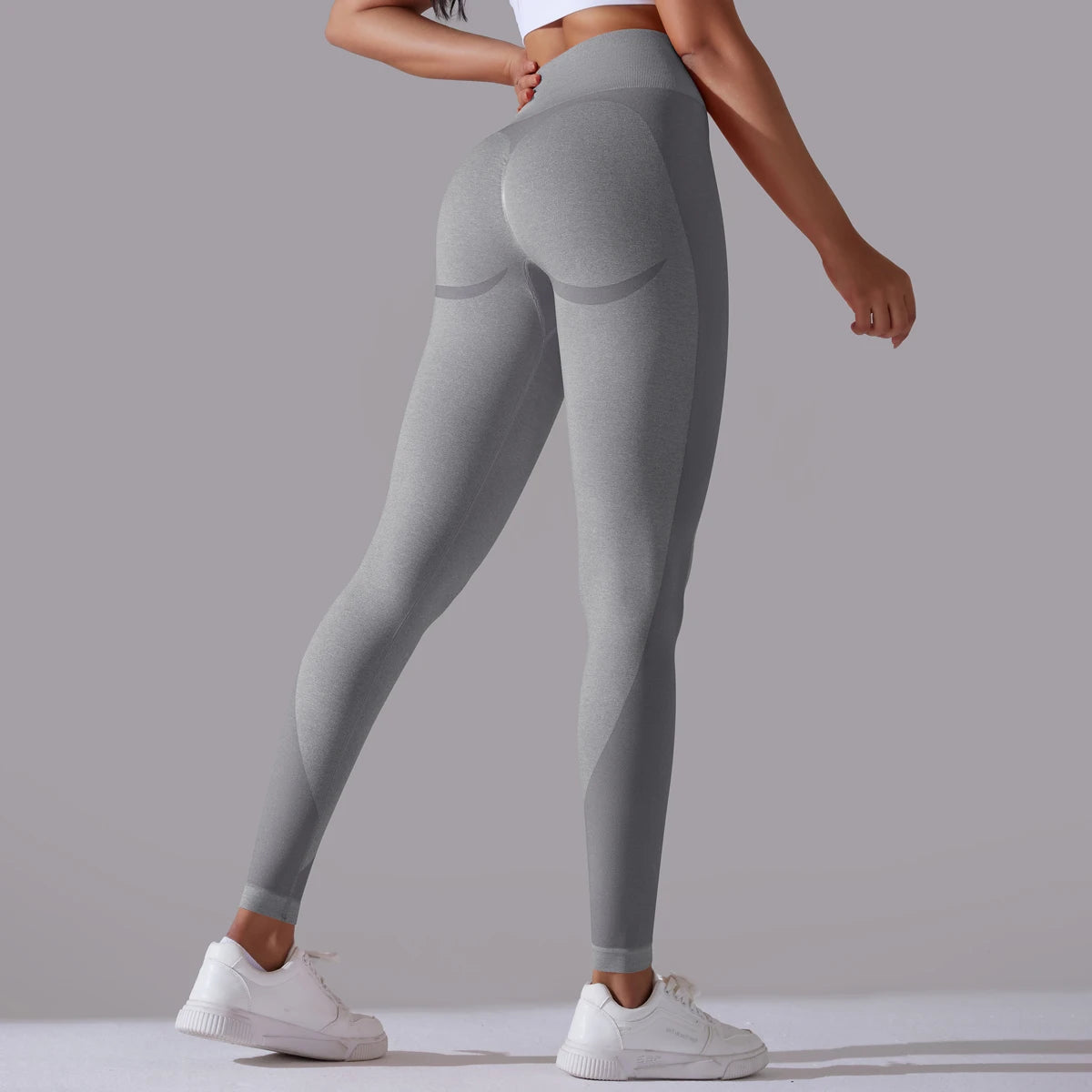 New Nylon Yoga Leggings Women's Pants Gym Sport Fitness Outfit Women High Waist Elastic Tight Breathable Trainning Joggings Pant