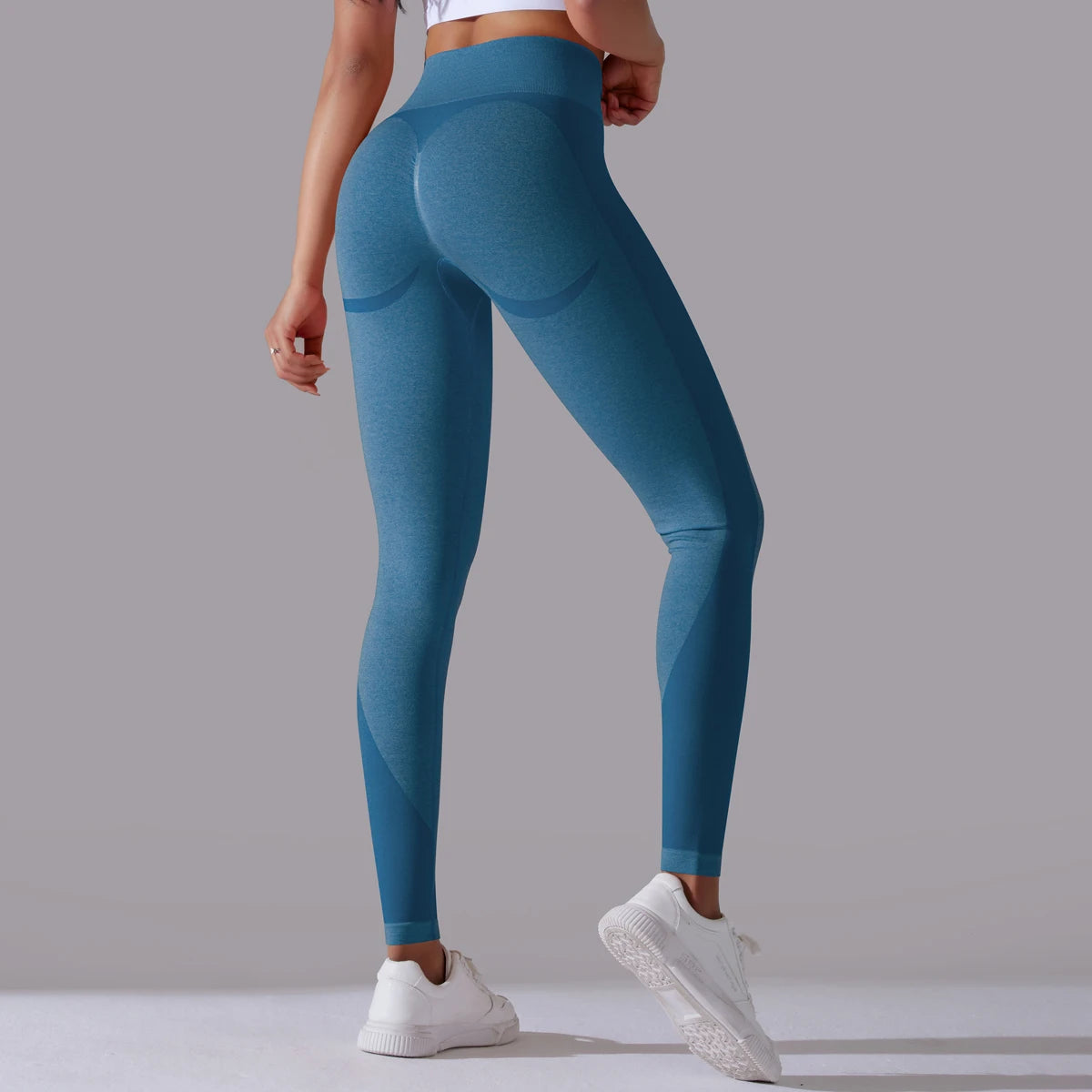 New Nylon Yoga Leggings Women's Pants Gym Sport Fitness Outfit Women High Waist Elastic Tight Breathable Trainning Joggings Pant