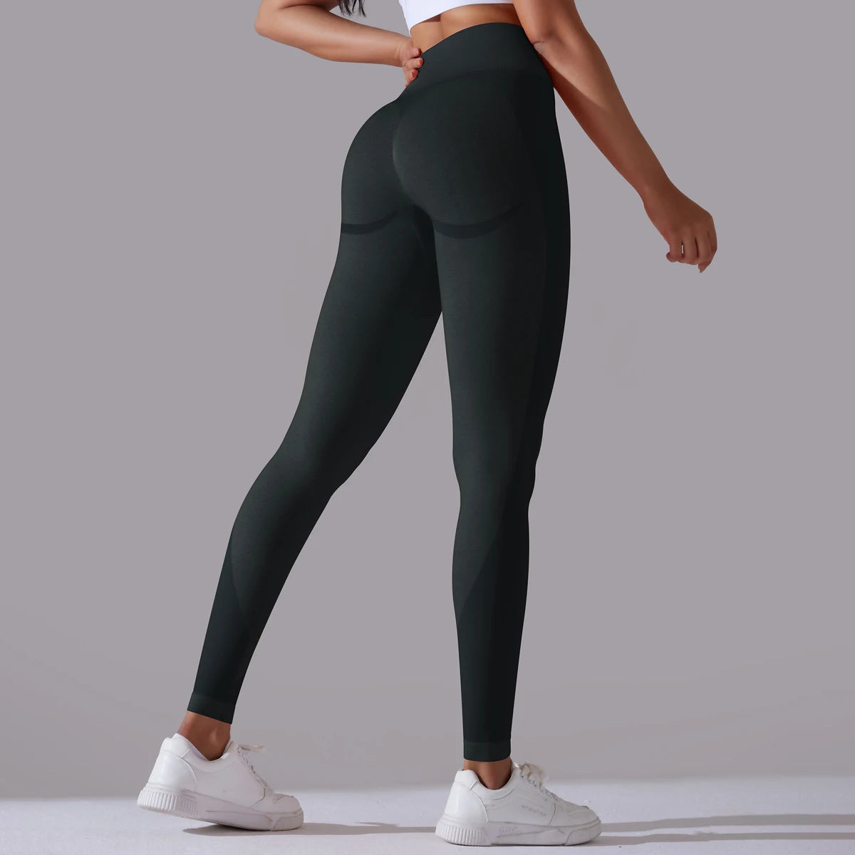 New Nylon Yoga Leggings Women's Pants Gym Sport Fitness Outfit Women High Waist Elastic Tight Breathable Trainning Joggings Pant